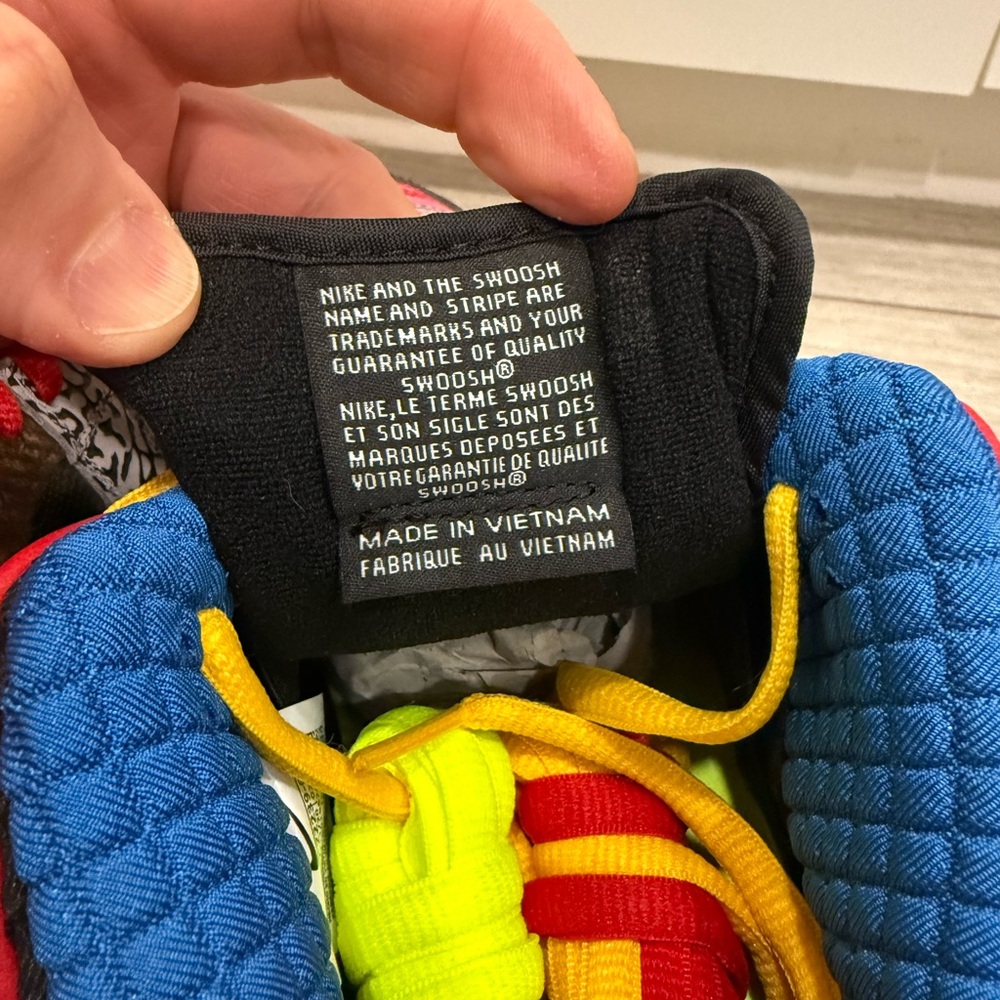Nike SB Dunk Low Pro QS What The Paul CZ2239-600 Red Black Rogue Mais Noir Sz 12 - Picture 10 of 16